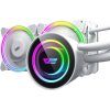 Vodné chladenie PC AiO Darkflash TR240 RGB 2x 120x120 (biele)