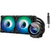 Vodní chlazení Darkflash DX240 V2.6 ARGB PC 2x 120x120 (černá)
