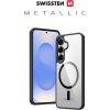 PUZDRO SWISSTEN CLEAR JELLY MagStick METALLIC PRE SAMSUNG GALAXY S24 5G ČIERNE