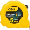 Zaťahovací zvinovací meter 5 m/25 mm Deli Tools EDL9025Y (žlté)