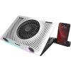 Chladiaca podložka na notebook so stojanom na telefón Darkflash G200Plus (silver)