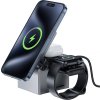 Bezdrôtová nabíjačka 3v1 Acefast pre iPhone, Apple Watch a AirPods, E18, 15W (kovovo šedá)