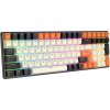 Mechanická klávesnice Royal Kludge RK100 RGB, hnědý spínač (černo-oranžový) anglická