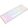 Mechanická klávesnice Royal Kludge RK61 RGB, hnědý spínač (bílá) anglická