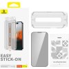 Tvrdené sklo (privacy) s ochranou súkromia Baseus Sapphire iPhone 15 Pro