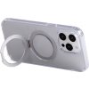 Magnetické MagSafe ochranné puzdro s držiakom Joyroom JR-BP004 pre iPhone 15 Pro (priehľadné)