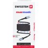 SWISSTEN MAGNETICKÝ DATOVÝ KABEL SAMONAVÍJECÍ USB-C / LIGHTNING 1 M