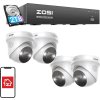 IP kamera ZOSI C225 4 ks WiFi 5MP + NVR 8ch + 2TB HDD