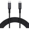 Kábel USB-C na USB-C Aukey CB-MCC102, 100 W, 1,8 m (čierny)