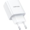 Nástenná nabíjačka VFAN E04, USB-C, 20W, QC 3.0 + kábel Lightning (biela)