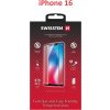 SKLO SWISSTEN FULL GLUE, COLOR FRAME, CASE FRIENDLY PRE APPLE IPHONE 16 ČIERNE