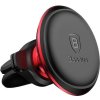 Baseus car holder magnetic with cable clip red new2 air vent
