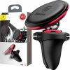 Baseus car holder magnetic with cable clip red new2 air vent