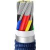 Baseus CAJY000703 Crystal Shine Series Datový Kabel USB-C - USB-C 100W 2m Blue