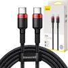Baseus Cafule Flash Charging Datový Kabel USB-C - USB-C 100W 2m Red/Black