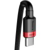 Baseus Cafule PD2.0 100W bleskové nabíjení USB pro kabel typu C (20V 5A)2m - červený černý