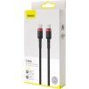 Baseus Cafule Flash Charging Datový Kabel USB-C - USB-C 100W 2m Red/Black