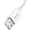 Kabel Baseus Superior Series USB-C, 65W, PD, 1 m (bílý)