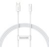 Kabel Baseus Superior Series USB-C, 65W, PD, 1 m (bílý)