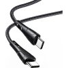Kábel USB-C na USB-C Mcdodo CA-7640, PD 60W, 0,2 m (čierny)