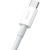 Kabel USB na USB-C řady Superior, 66W, 1m (bílý)