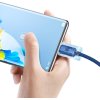 Baseus CAJY000403 Crystal Shine Series Datový Kabel USB - USB-C 100W 1,2m Blue