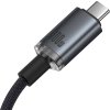 Baseus Crystal Shine USB3.2 Full-Featured Fast-Charging Data Cable USB-C to USB-C 100W 1.5m 20Gb Cluster Black