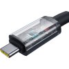 Baseus Crystal Shine USB3.2 Full-Featured Fast-Charging Data Cable USB-C to USB-C 100W 1.5m 20Gb Cluster Black