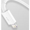 Baseus CAMLTYS-02 Superior Fast Charging Datový Kabel 3v1 USB-C, Lightning, MicroUSB 1.5m White