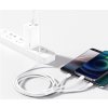 Baseus CAMLTYS-02 Superior Fast Charging Datový Kabel 3v1 USB-C, Lightning, MicroUSB 1.5m White