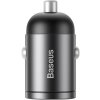 Baseus Tiny Star Mini Quick Charge Autonabíječka USB port 30W šedý