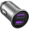 Nabíjačka do auta 2x USB Vention FFEH0 30W sivá