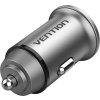 Nabíjačka do auta 2x USB Vention FFEH0 30W sivá