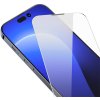 Baseus Crystal Tvrzené sklo odolné proti prachu 0,3 mm pro iPhone 14 Pro (2 ks)