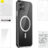 Puzdro na telefón Baseus Magnetic Crystal Clear pre iPhone 11 (priehľadné)