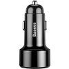 Baseus Magic Series Nabíječka do Auta USB-A/USB-A 45W Black