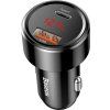 Baseus Magic Series Nabíječka do Auta USB-C/USB-A 45W Black