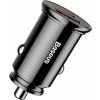 Baseus CCALL-YS01 Circular Nabíječka do Auta USB+USB-C 30W Black