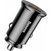 Baseus CCALL-YS01 Circular Nabíječka do Auta USB+USB-C 30W Black