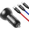 Nabíjačka Baseus s displejom 24W + kábel USB 3w1 1,2m