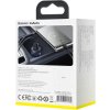 Baseus Particular Digital Display nabíjačka do auta s displejom, USB + USB-C, QC3.0 + PD, 5A, 65W (sivá)