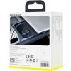 Baseus Particular Digital Display nabíječka do auta s displejem, USB + USB-C, QC3.0+PD, 5A, 65W (šedá) + kabel USB-C 1m 100W (černá)