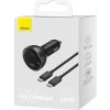 Nabíjačka do auta Baseus Superme, USB, USB-C, 140 W (čierna)