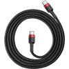 USB-C PD Baseus Cable Cafule PD 2.0 QC 3.0 60W 1m (černo-červený)