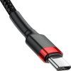 USB-C PD Baseus Cable Cafule PD 2.0 QC 3.0 60W 1m (černo-červený)