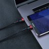 USB-C PD Baseus Cable Cafule PD 2.0 QC 3.0 60W 1m (čierno-červený)