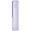 Powerbanka Baseus Qpow Pro s káblom Lightning, USB-C, USB, 10000 mAh, 20 W (fialová)