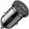 Nabíčejka do auta Baseus Grain Pro 2x USB 4,8A (černá)