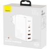 Cestovná nabíjačka Baseus GaN2 Pro Quick 2x USB 2x USB-C, 100W, EU (biela)