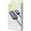 Nabíjačka do auta Baseus Share Together s predlžovacím káblom, 2x USB, 2x USB-C, 120 W (sivá)